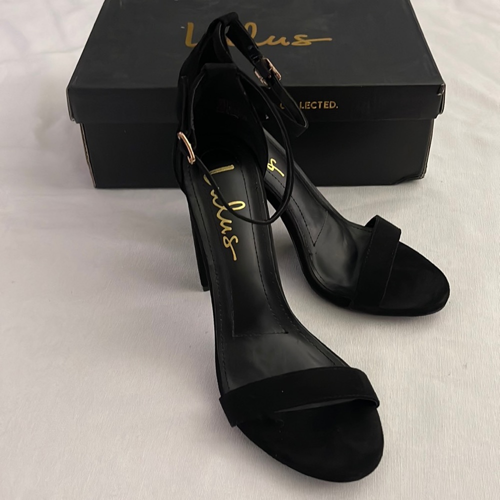 Lulu’s, Size 6.5, Black Heels